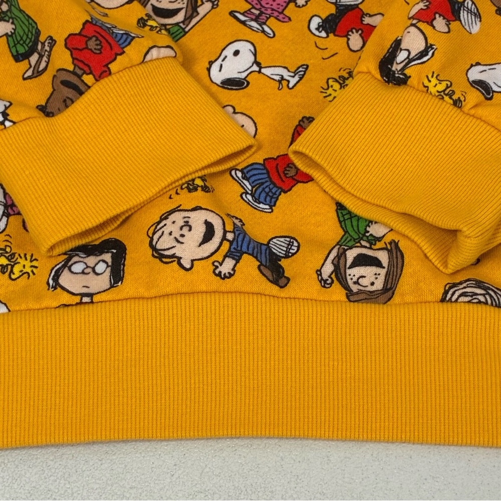 Hybrid Peanuts Hoodie Sweatshirt Mens Medium Kangaroo Pocket Graphic Print Cozy - Picture 6 of 9